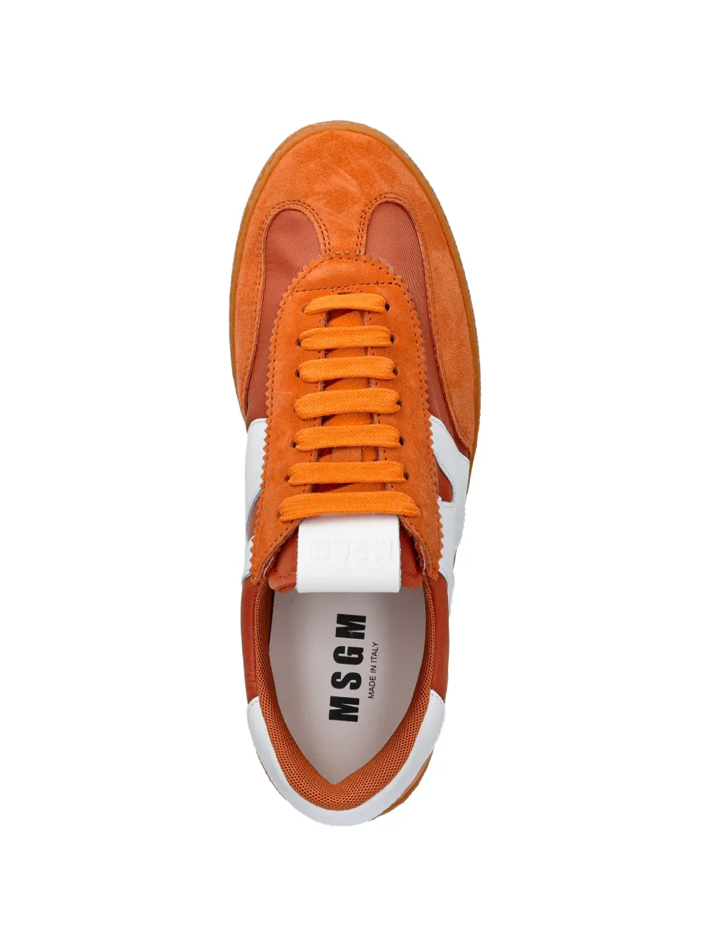 MSGM Sneakers met suède vlak Oranje
