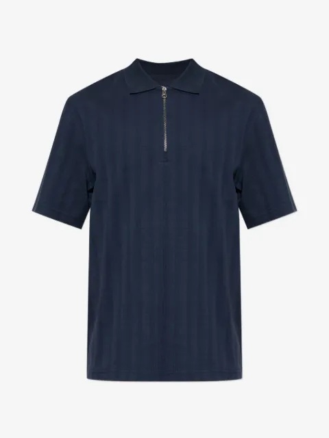 SAMSOE SAMSOE zip cotton polo shirt