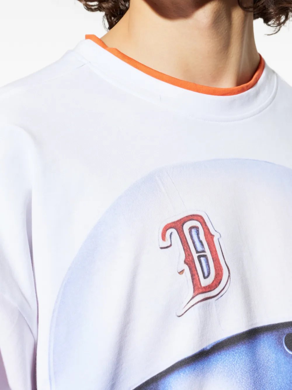PDF T-shirt met print Wit