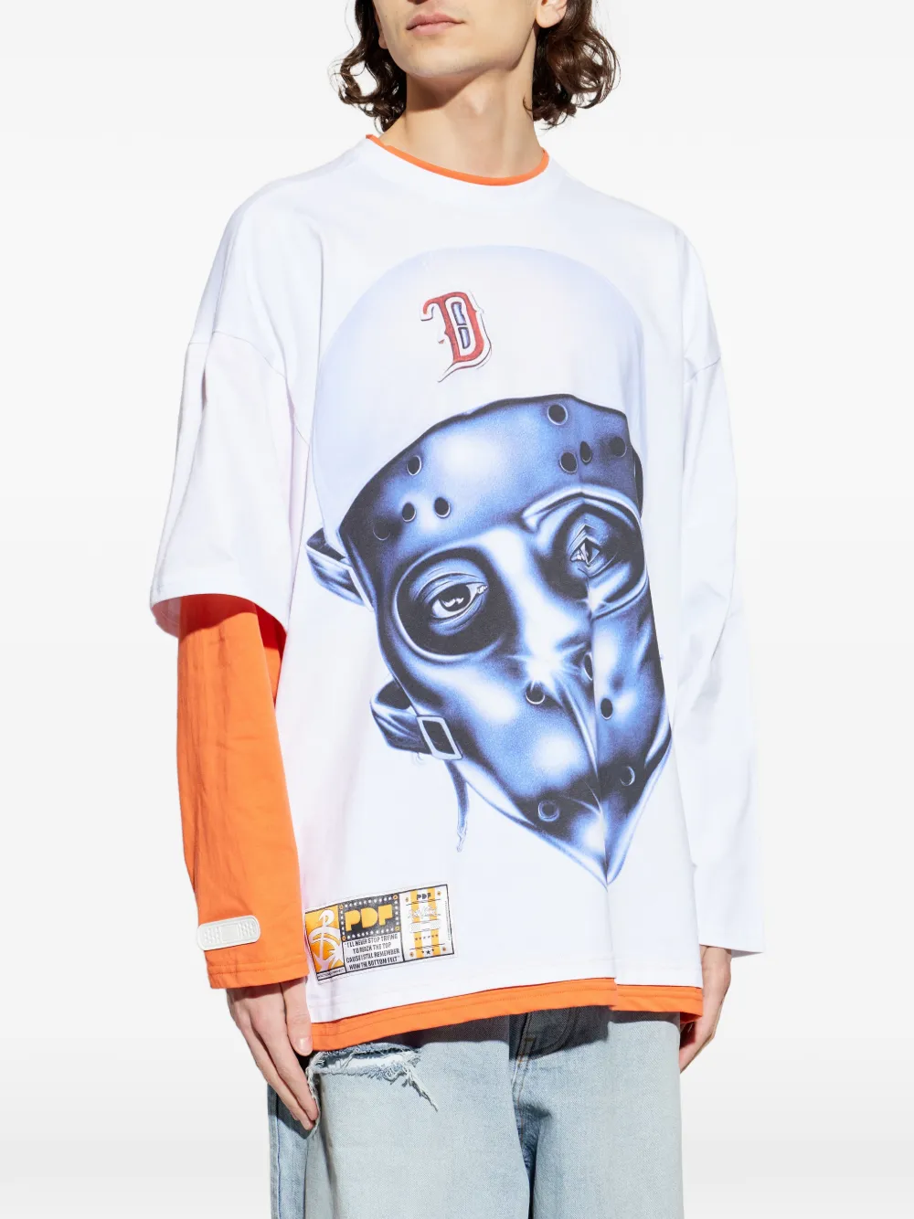 PDF T-shirt met print Wit