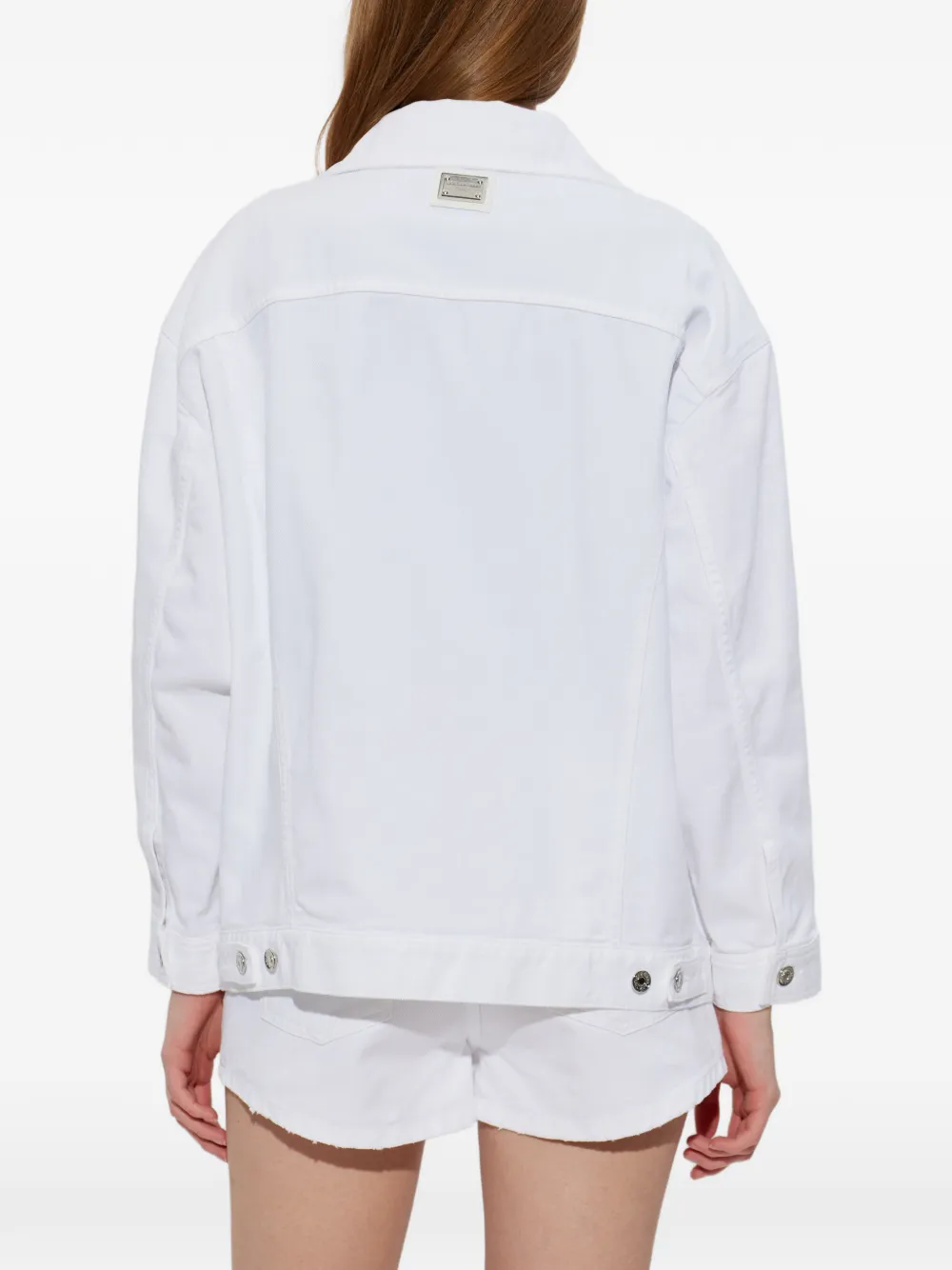 Dolce & Gabbana Spijkerjack Wit