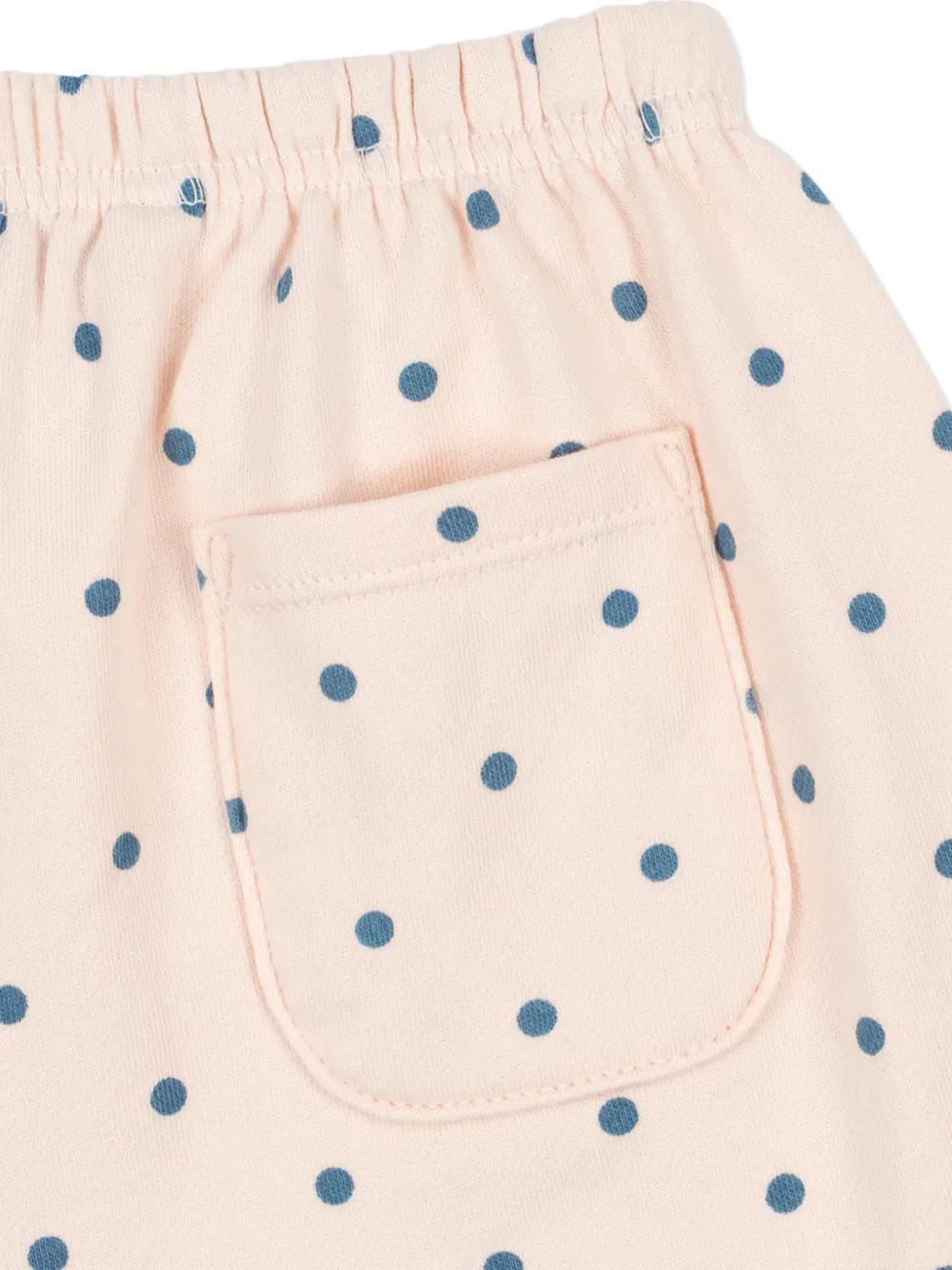 Polka-Dot Patch-Pocket Shorts