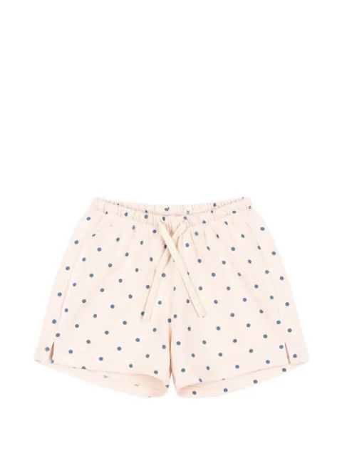 Konges Sløjd Gepunktete Shorts mit aufgesetzter Tasche