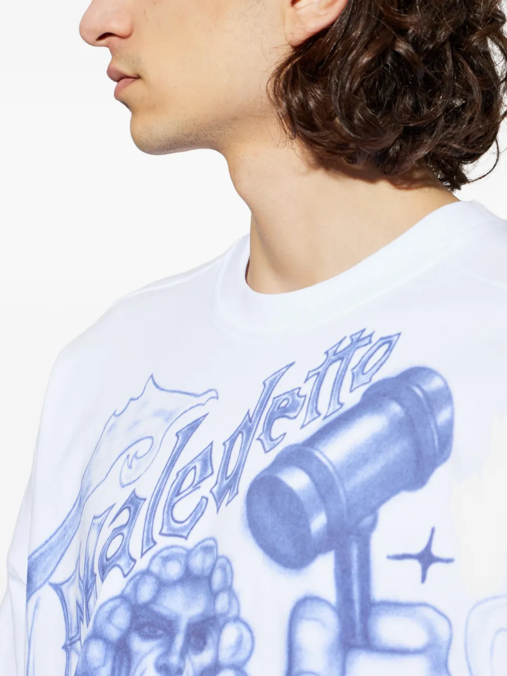 PDF T-shirt met grafische print Wit