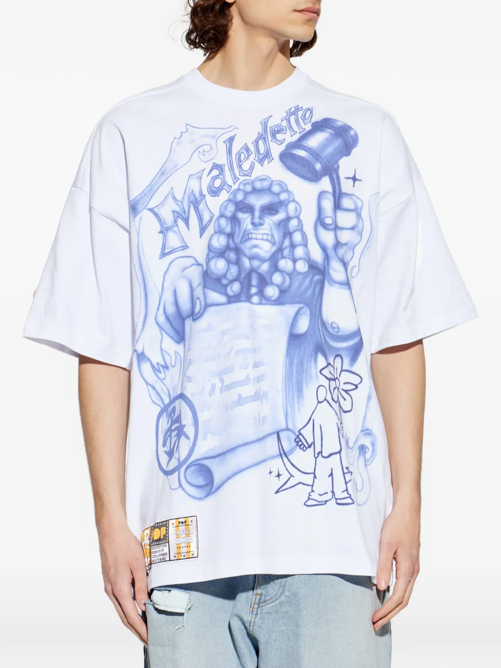  Pdf Graphic T-shirt - White 