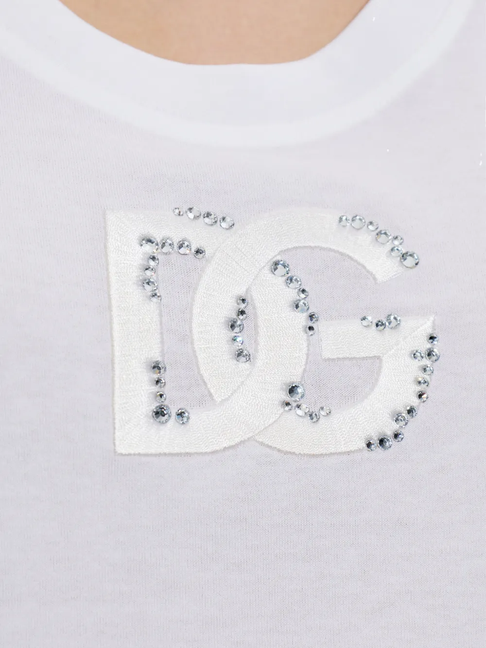 Dolce & Gabbana Tanktop met logodetail Wit