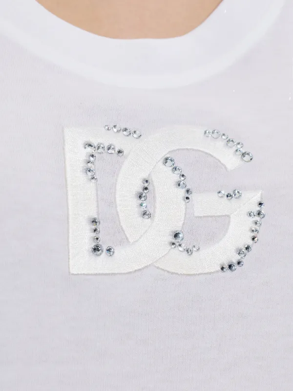 Dolce & Gabbana ロゴ タンクトップ | ホワイト | FARFETCH JP
