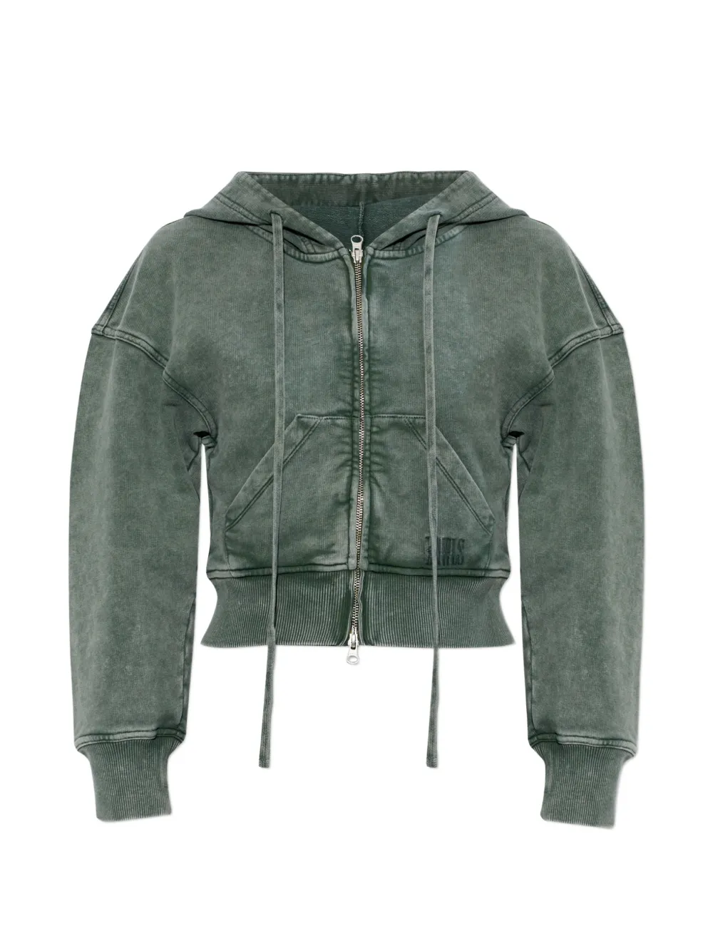 KNWLS zip-fastening hoodie - Verde