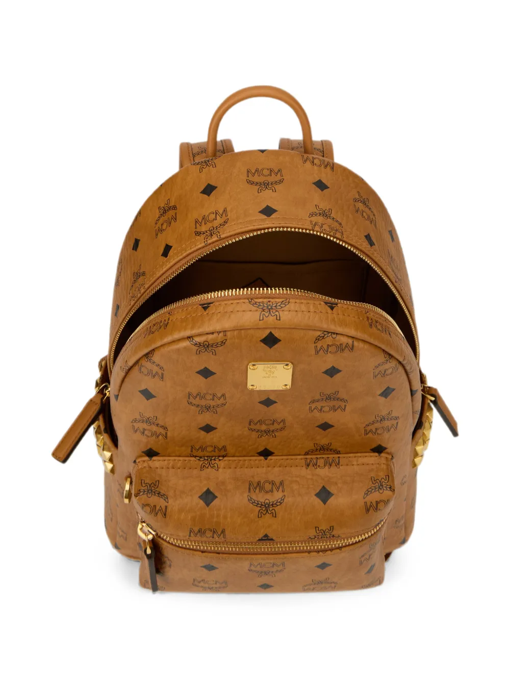 MCM Stark Side Studs rugzak Bruin