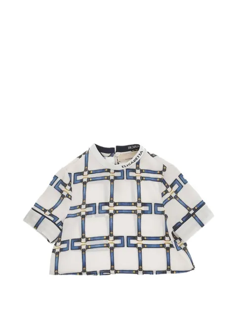 Elisabetta Franchi La Mia Bambina patterned blouse