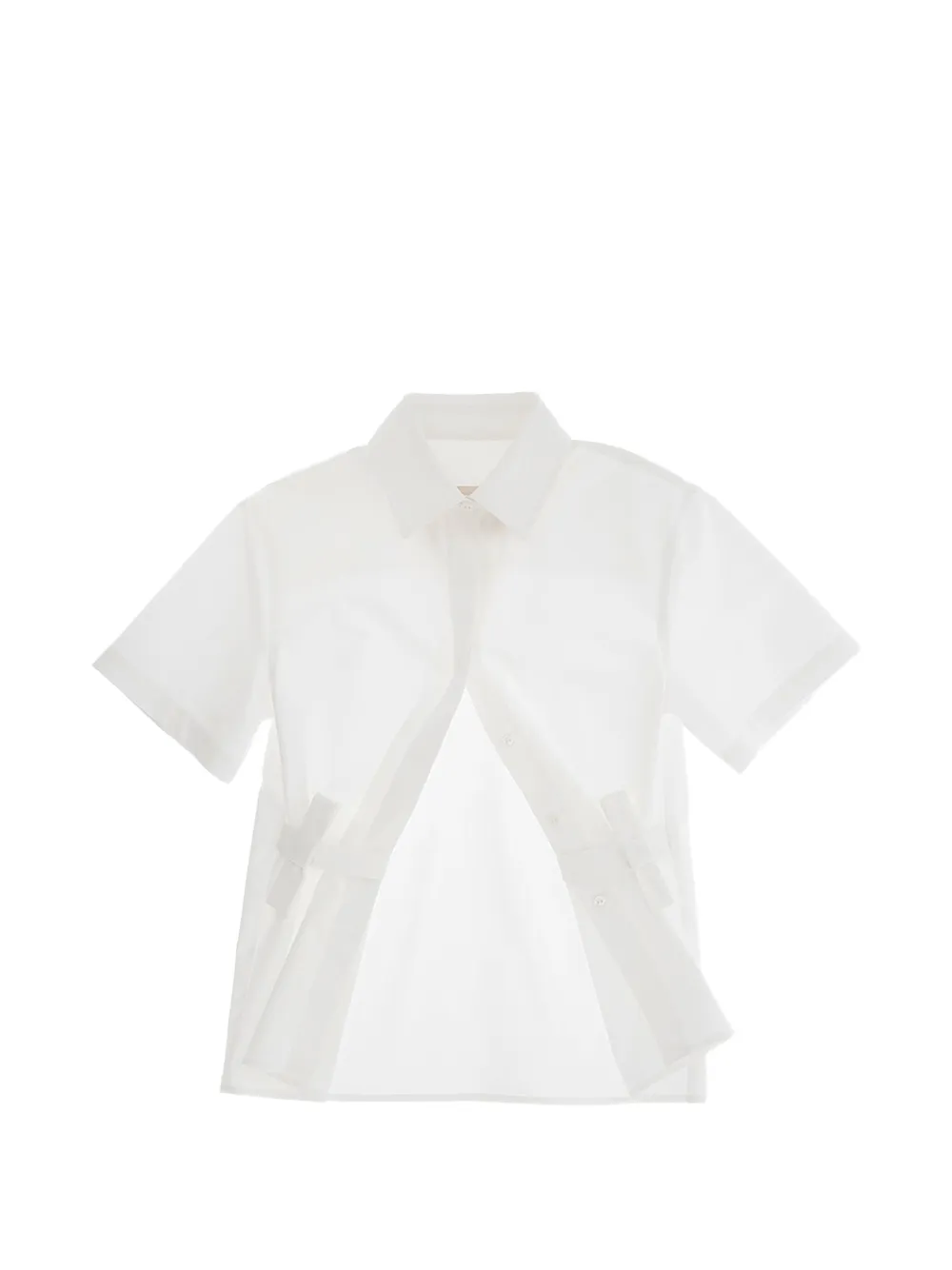 Miss Blumarine short-sleeve shirt - Bianco