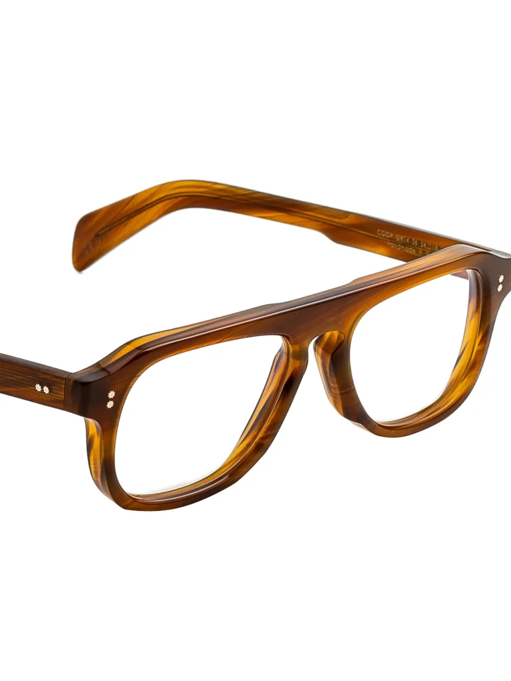  Cutler & Gross Browline Glasses - Brown 