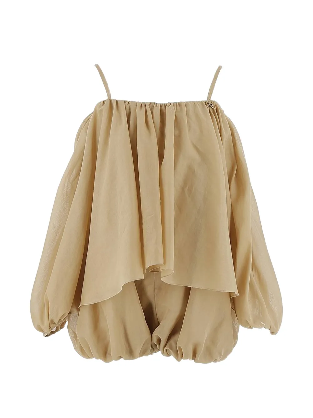 Pinko Kids ruffled blouse - Toni neutri
