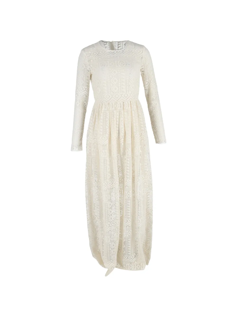 Philosophy Di Lorenzo Serafini lace-pattern maxi dress - Bianco