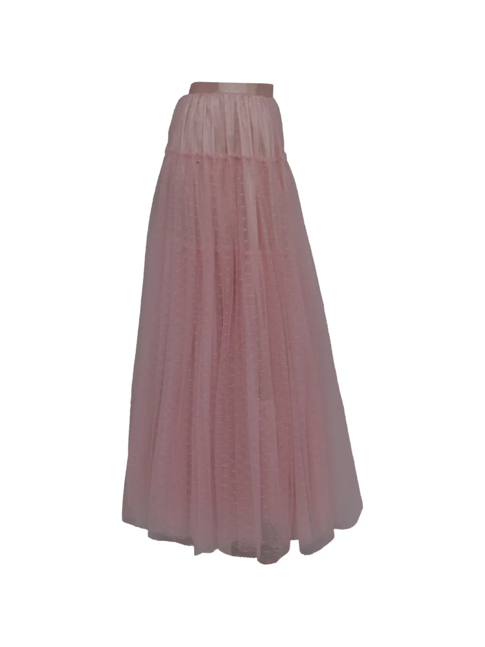 Swiss Dot Tiered Skirt