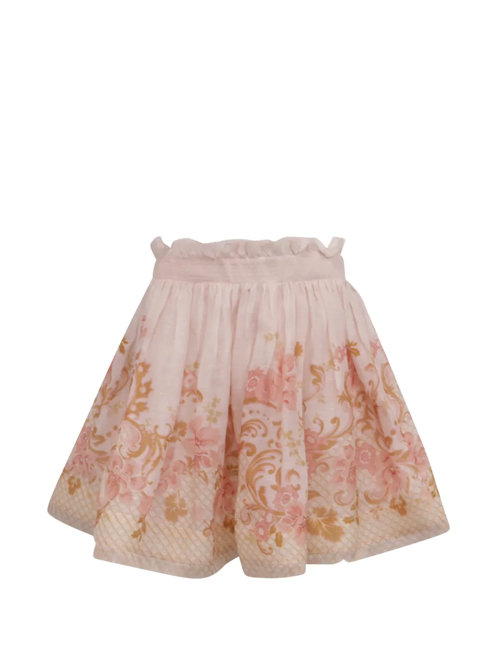 ZIMMERMANN postcard flip mini skirt - Rosa