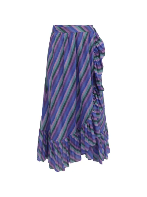 ZIMMERMANN 2021 Poppy frill wrap midi skirt