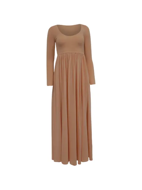 ZIMMERMANN long-sleeved pleated dress