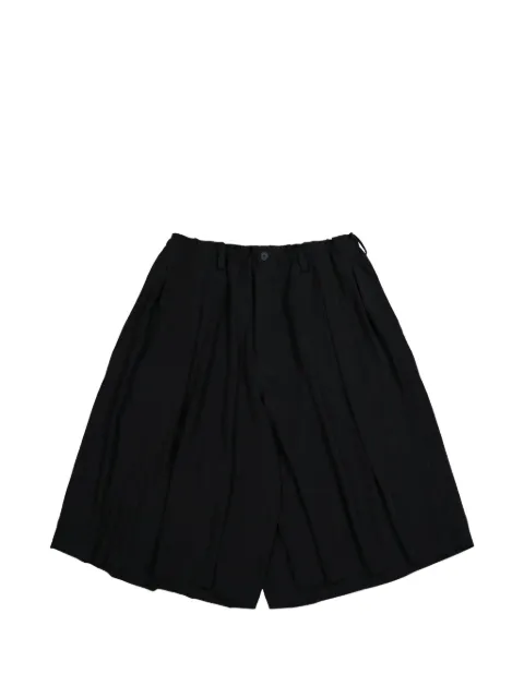 Yohji Yamamoto shorts de vestir con pinzas