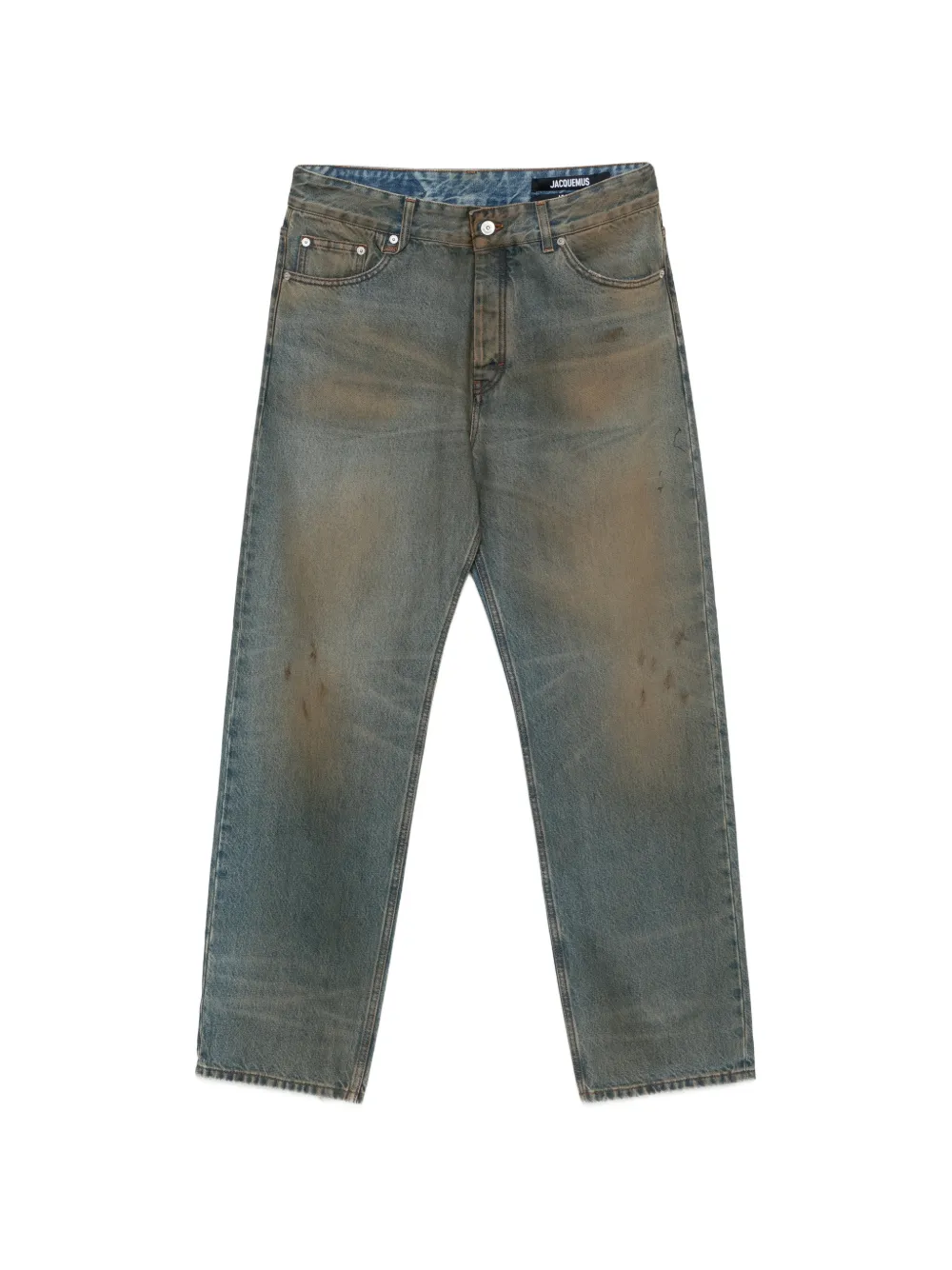 Jacquemus Berger de-Nîmes distressed jeans - Blu