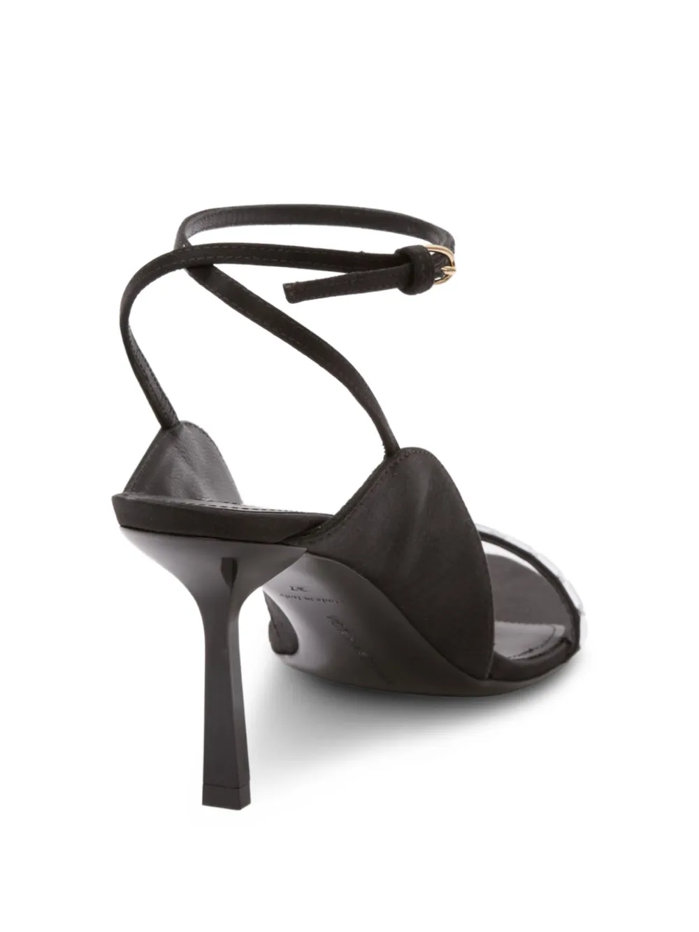 Victoria Beckham Verfraaide stiletto sandalen Zwart