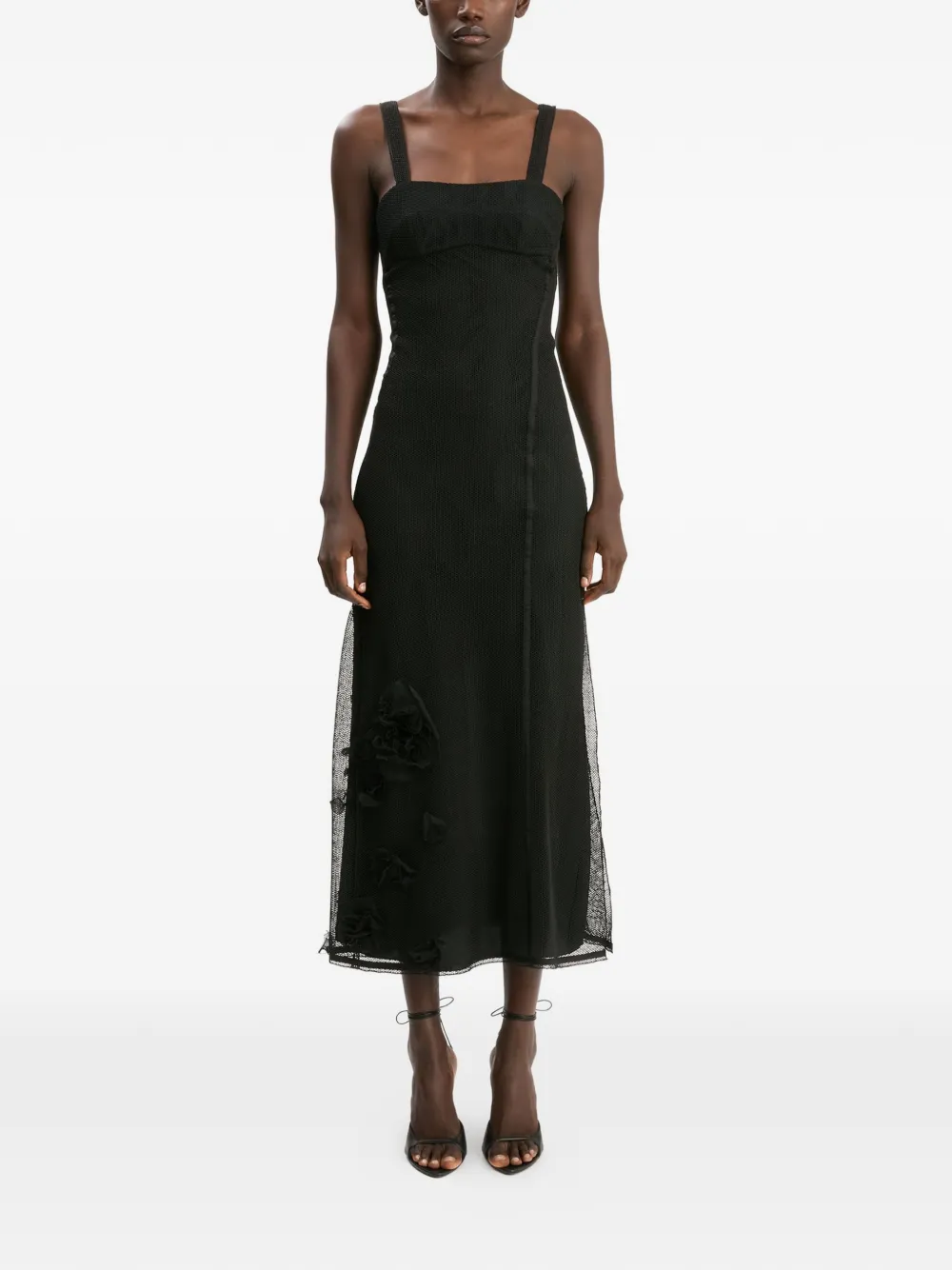 Victoria Beckham Jurk met vlakken Zwart