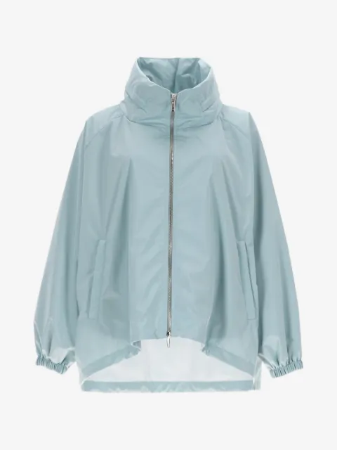Moorer stand-collar oversized jacket