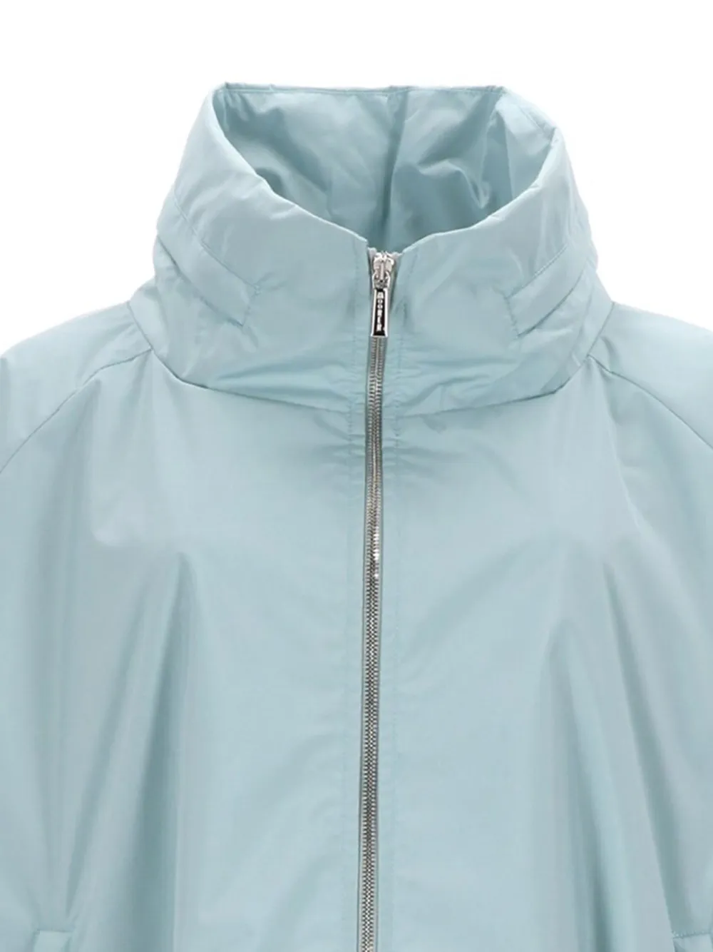Moorer Oversized jack met opstaande kraag Blauw
