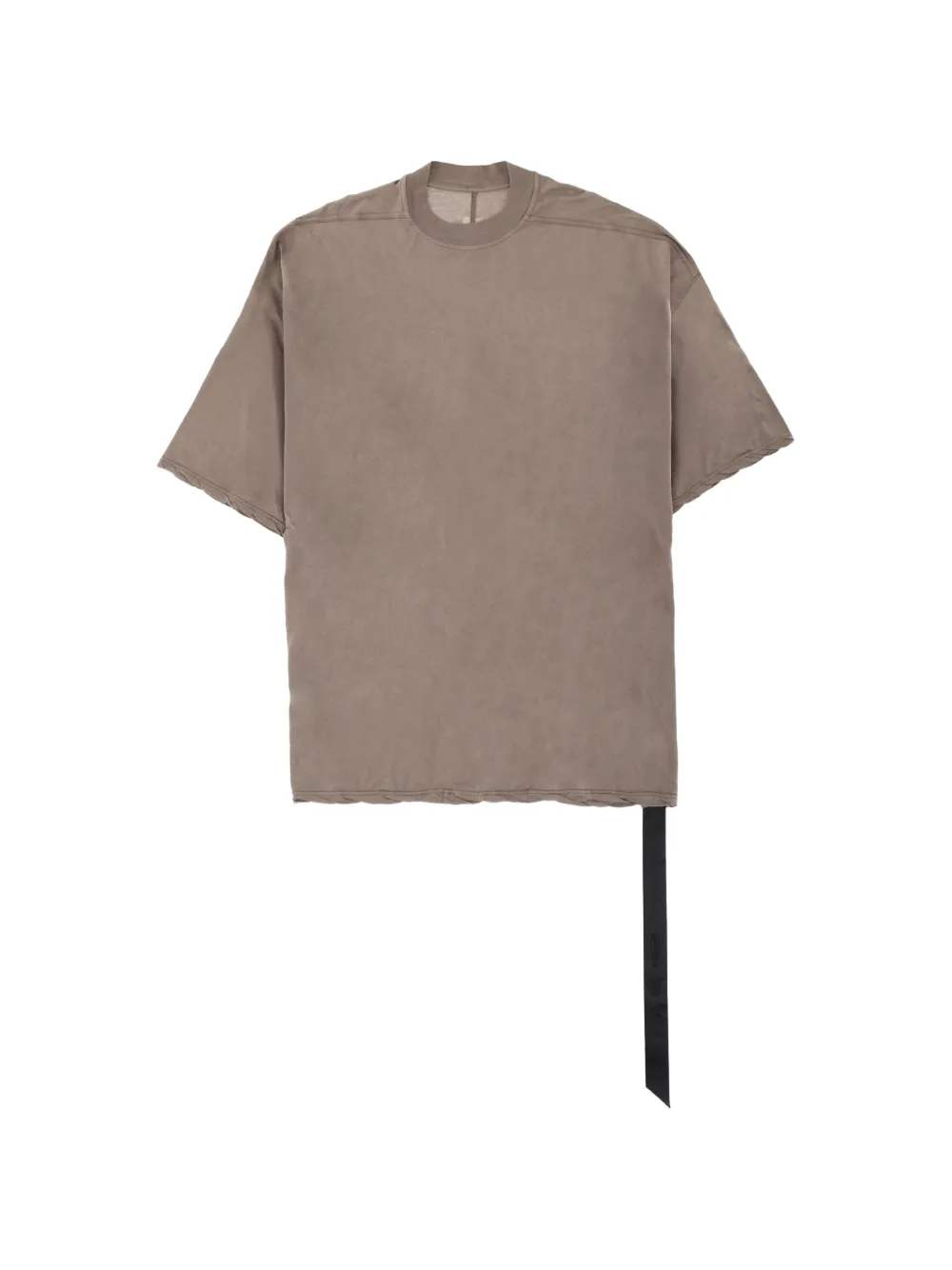 Rick Owens DRKSHDW short-sleeve raw-hem T-shirt - Toni neutri