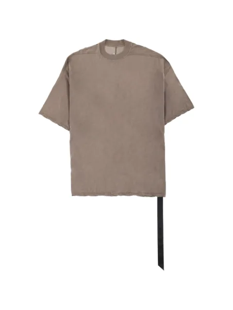 Rick Owens DRKSHDW t-shirt med osydd fåll