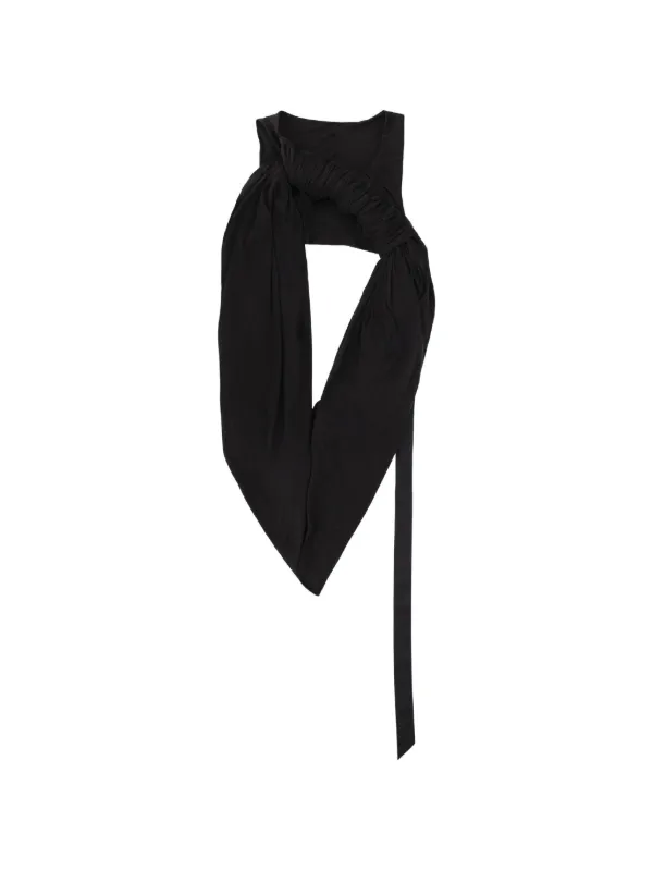 RICK OWENS DRKSHDWブラックノースリーブタンクトップ Rick Owens DRKSHDW ノースリーブ タンクトップ | ブラック | FARFETCH JP