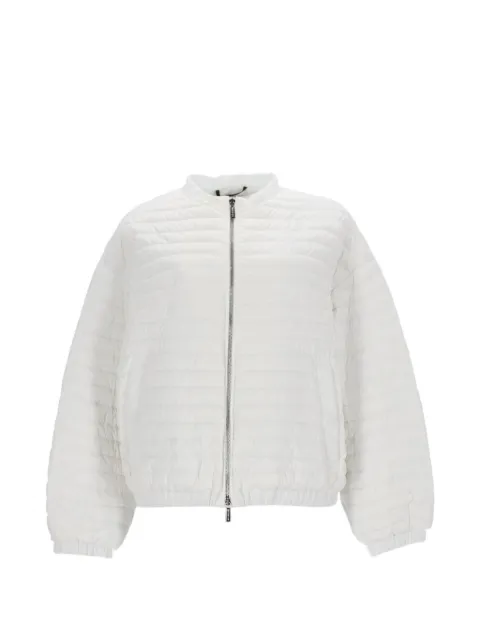 Moorer 퀼팅 집업 재킷