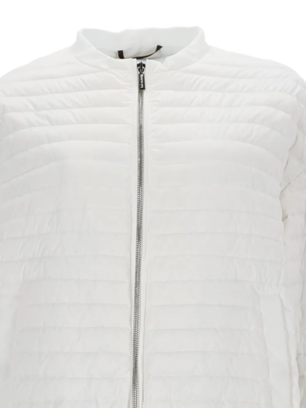  Moorer Zip-up Quilted Jacket - White 