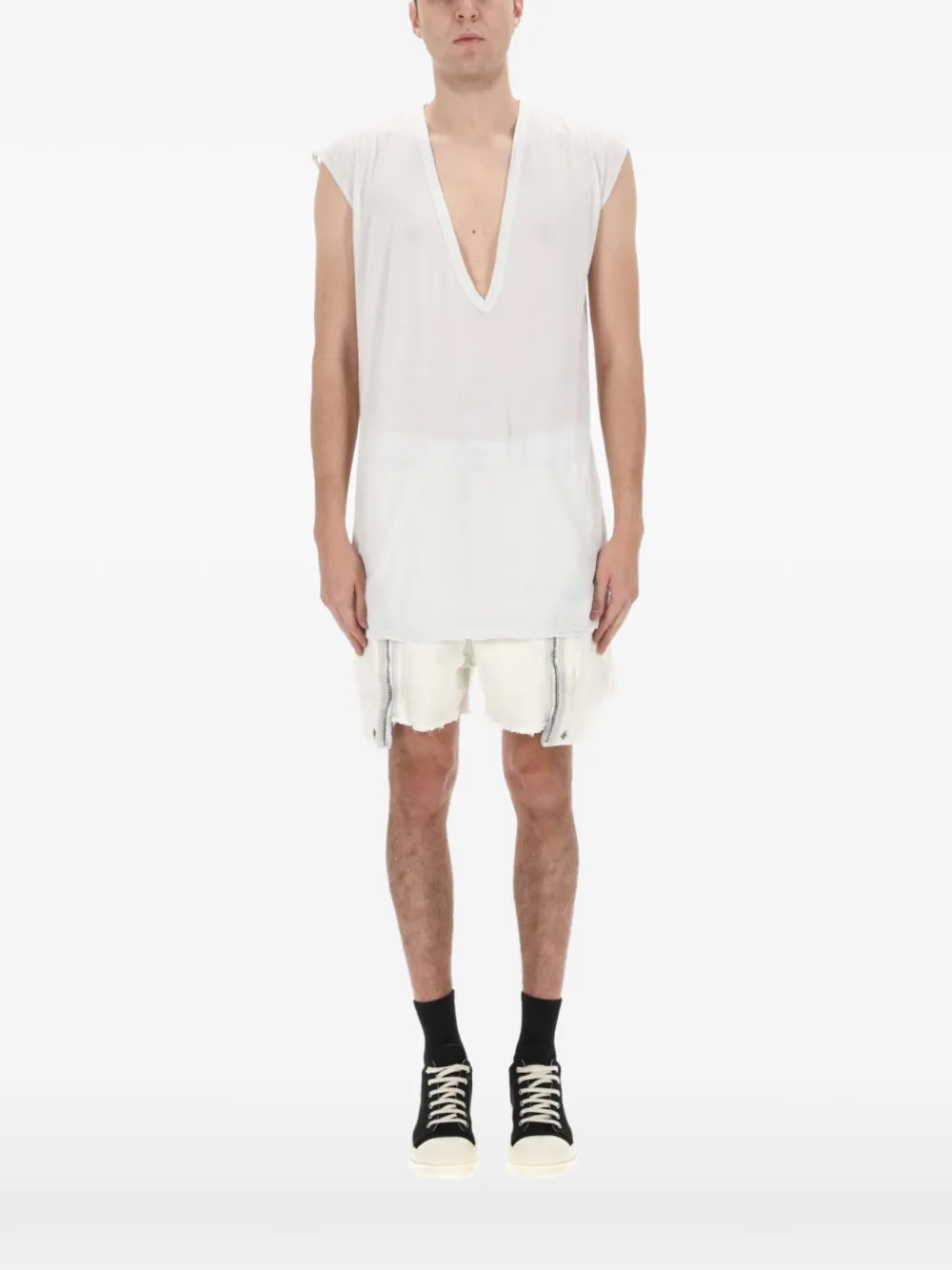 Rick Owens DRKSHDW V-neck vest