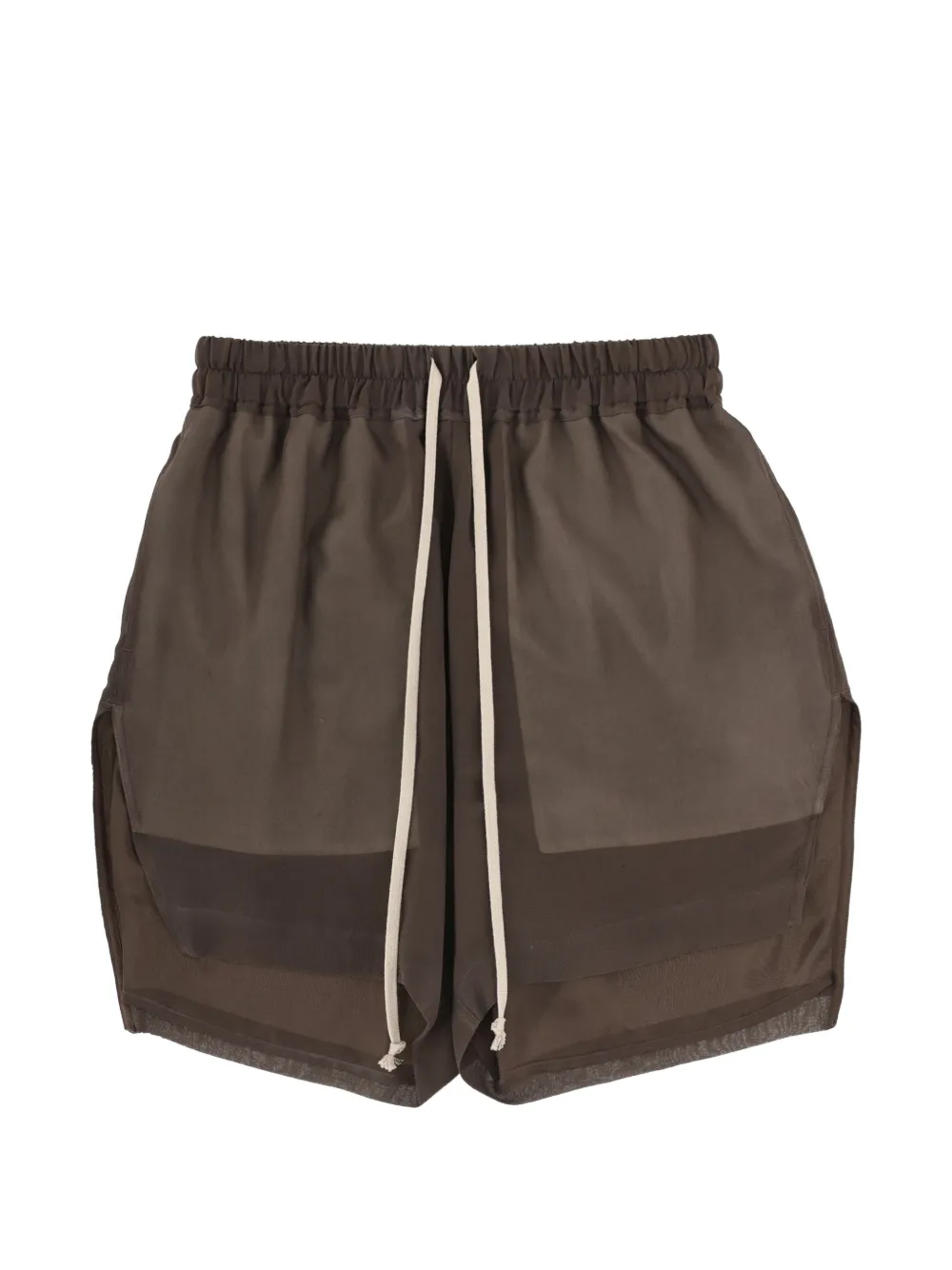 Rick Owens drawstring-waist shorts - Marrone
