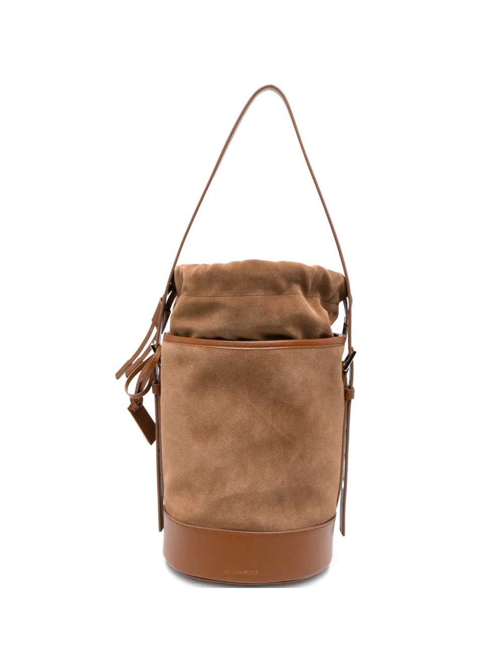 Fabiana Filippi drawstring bucket bag - Marrone