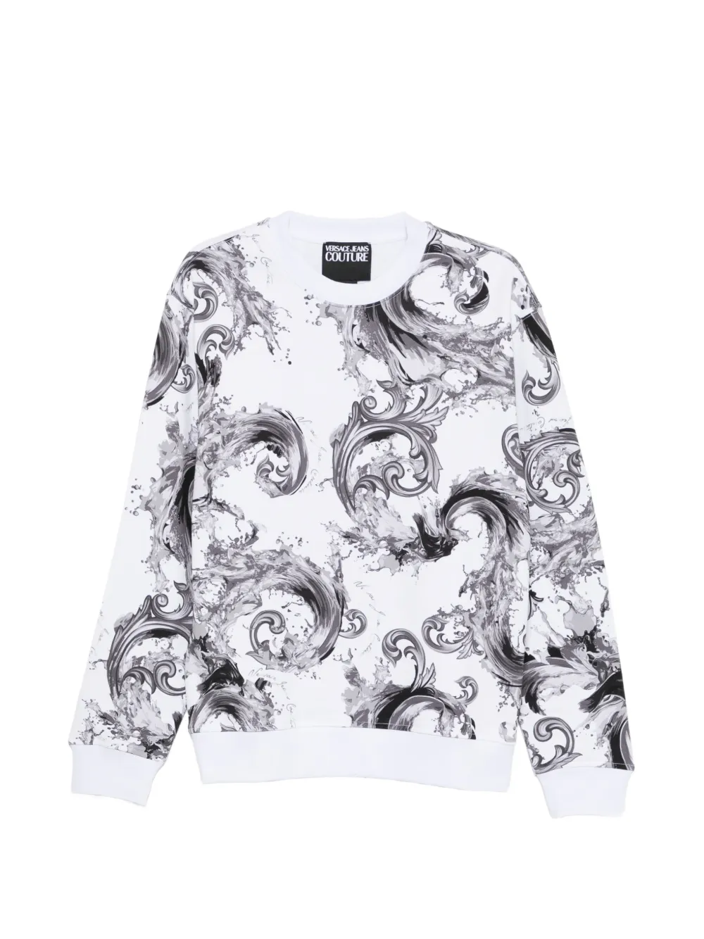 Versace Jeans Couture patterned sweatshirt - Weiß