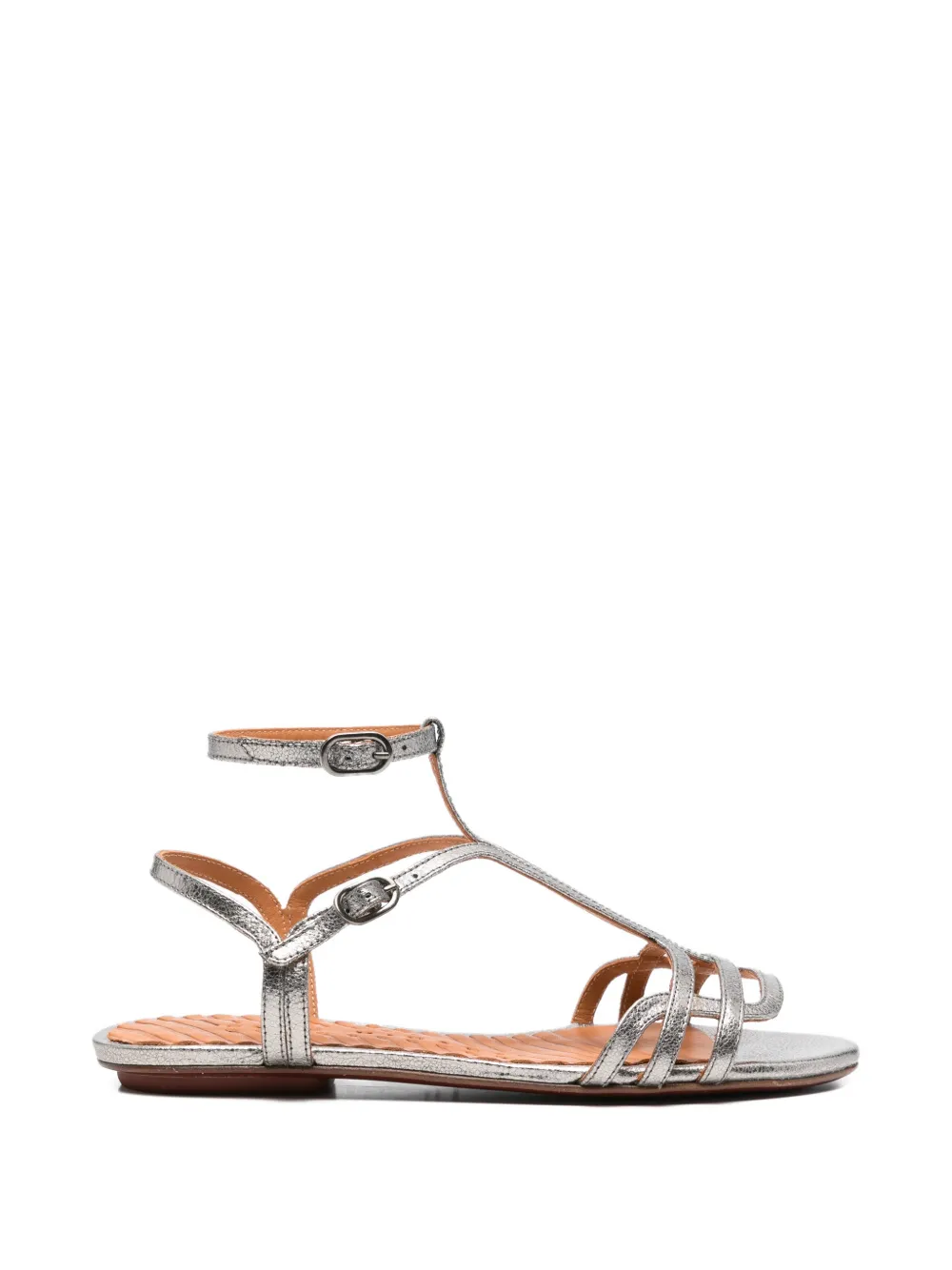 Chie Mihara Yael flat sandals Zilver