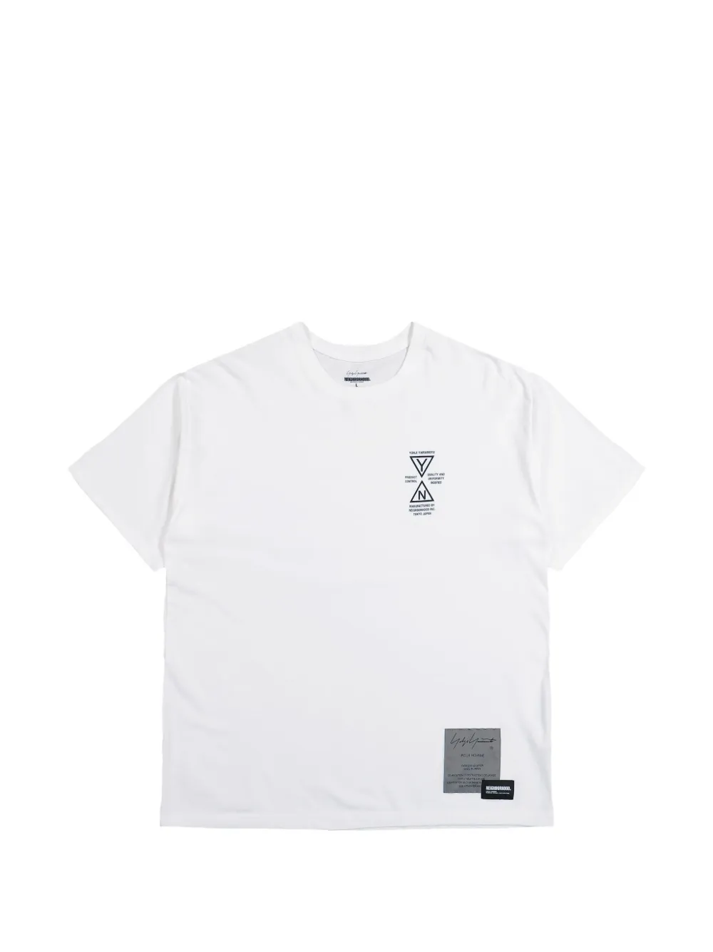 Yohji Yamamoto x Neighborhood short-sleeve T-shirt - Bianco