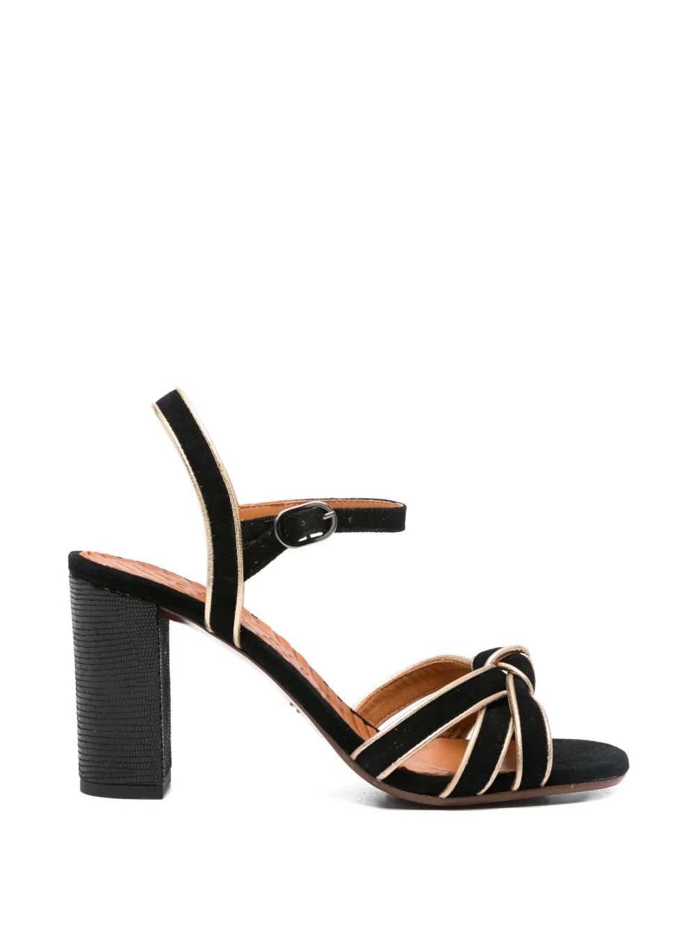 Chie Mihara Ballah knot-detail sandals Zwart