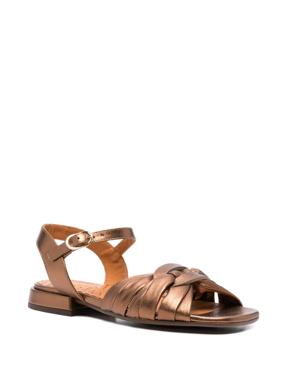 Chie Mihara Tusack leather sandals Bruin