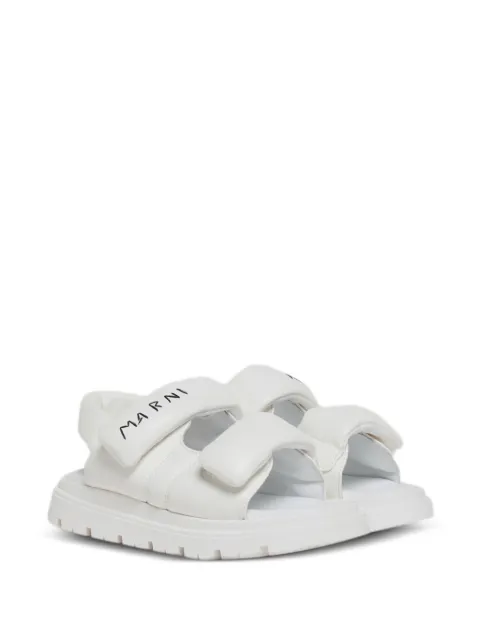 Marni Kids padded logo sneakers