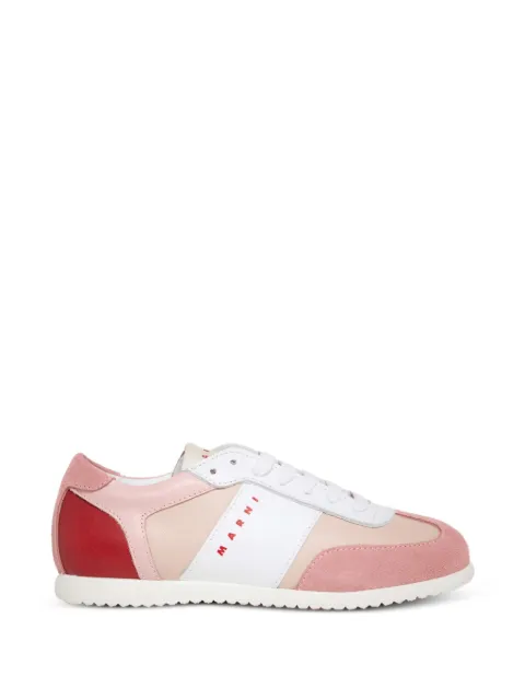 Marni Kids colour-block print sneakers