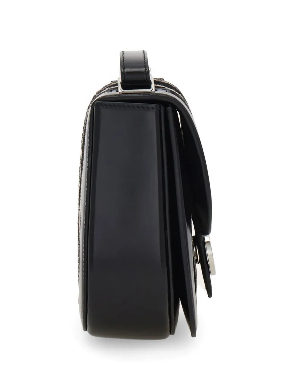 Ferragamo Double Gancini schoudertas (XS) Zwart