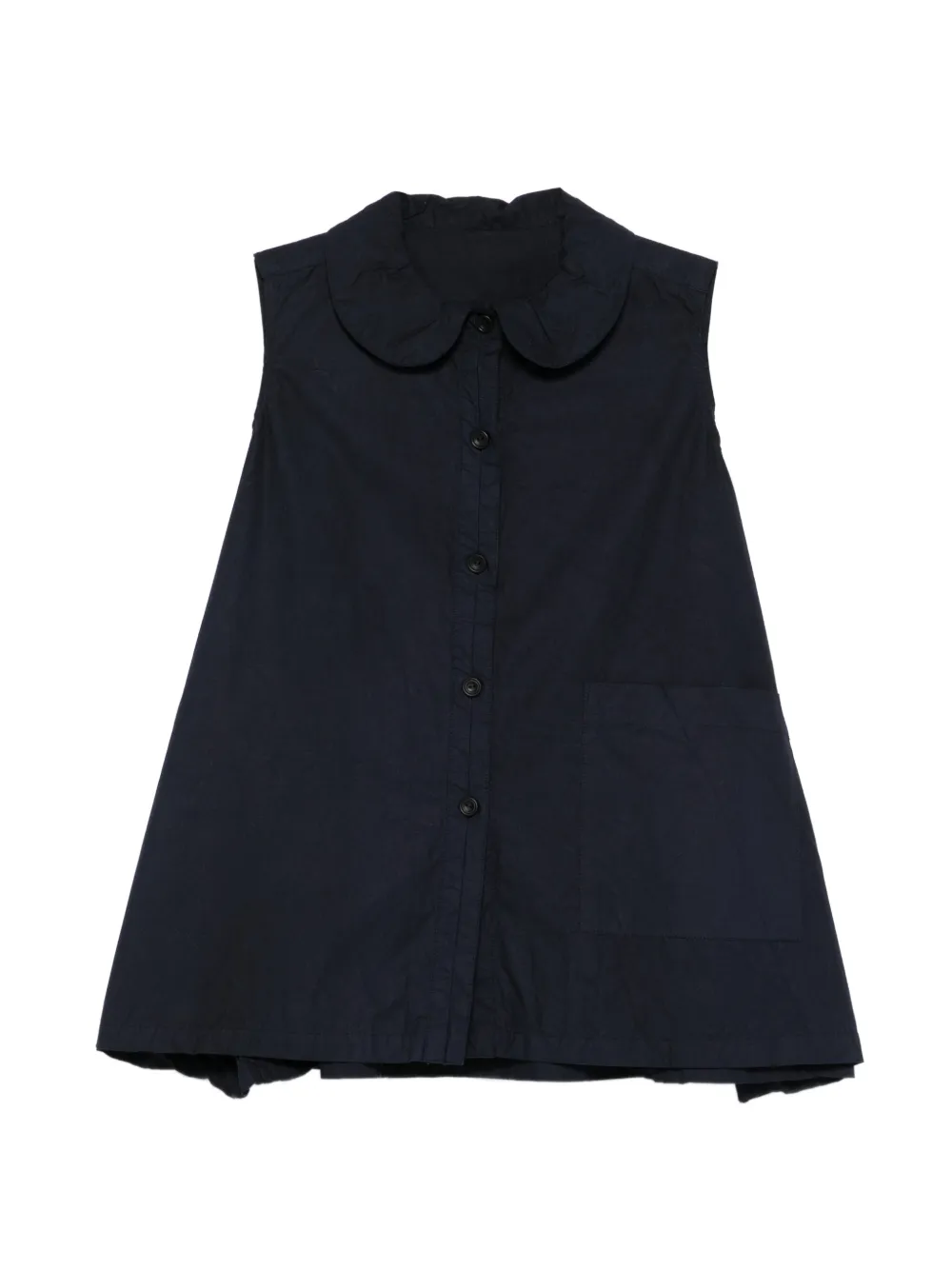 Ricorrrobe buttoned Peter Pan-collar blouse - Blau