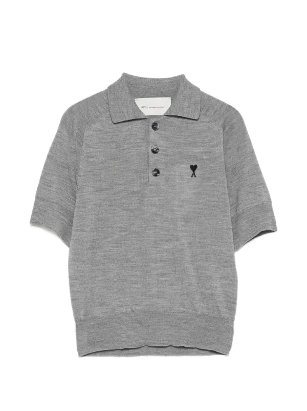 AMI Paris ポロシャツ | グレー | FARFETCH JP
