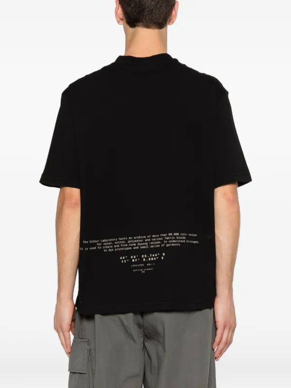 Stone Island 2100001 Organic Cotton Jersey T-shirt | Black | FARFETCH