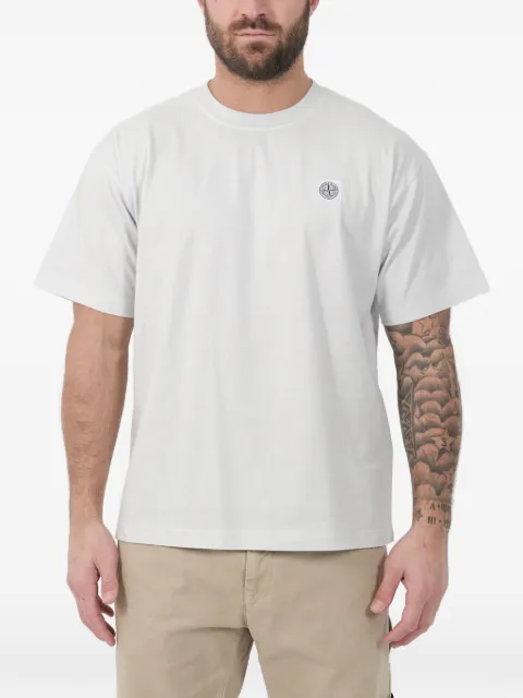 Stone Island camiseta con parche del logo