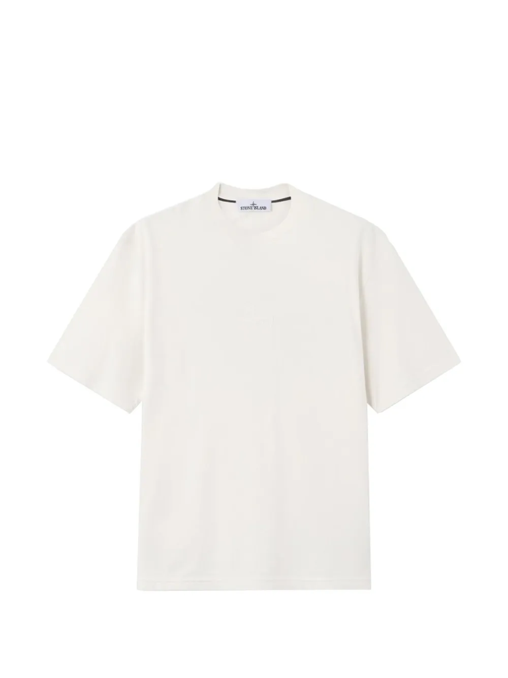 Stone Island logo-print T-shirt - Bianco