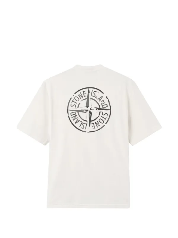 STONE  ロゴTシャツ ホワイト Stone Island ロゴ Tシャツ | ホワイト | FARFETCH JP